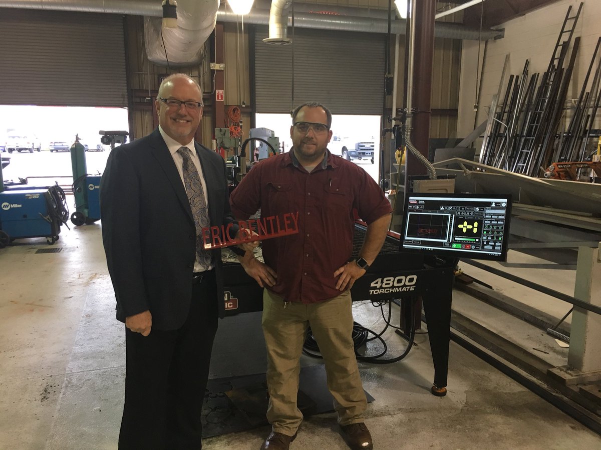 POLYTECHPanther's tweet photo. Principal for the day-Eric Bentley from Microsoft.  Thank you for visiting! https://t.co/4MX2fLIIv5