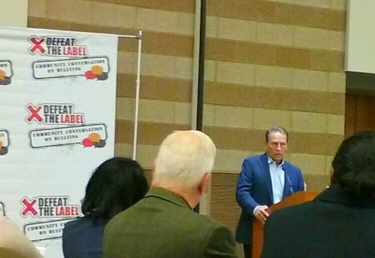 MrHagopian's tweet photo. Great day with Tom Izzo at Defeat The Label anti-bullying conference. Communication is key! @Jyouanes_ADDAMS @royaloakschools https://t.co/hk1aeA27J6