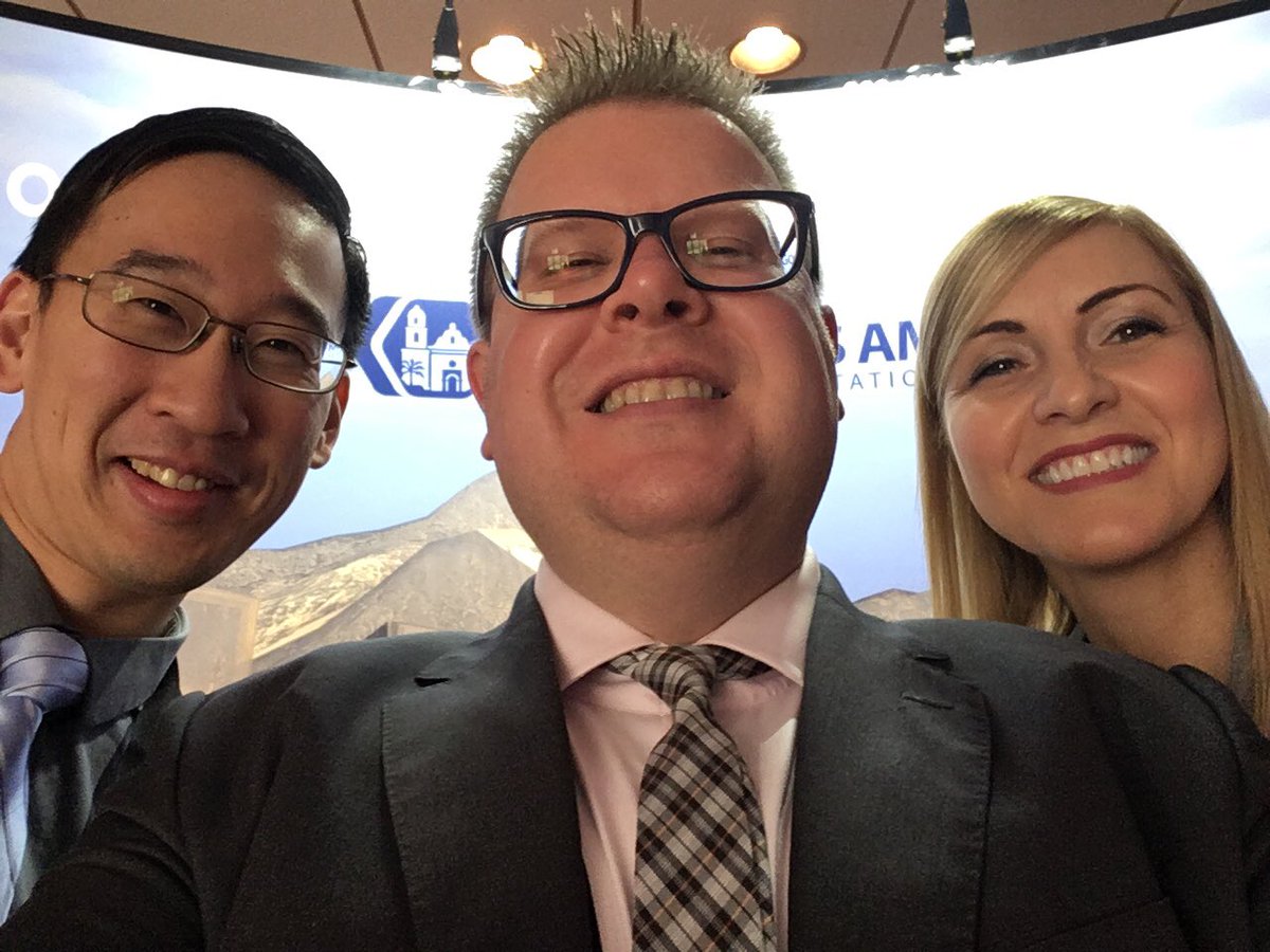 ShawnPhippsPhD's tweet photo. With Dr. Sun & Dr. Sterling at the Rancho booth at the ACRM Conference @RanchoRehab @RanchoFdn @ACRMtweets @AOTAInc #ACRM2017 #PIRR2017 https://t.co/ZynV56TaW8