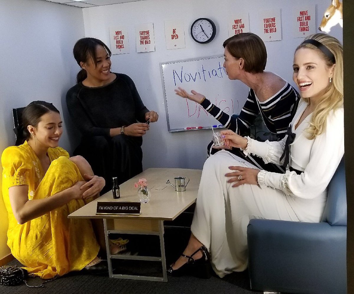DiannaAgron's tweet photo. TINY BUSINESS MEETING // NOVITIATE https://t.co/tJ1LdbIgML
