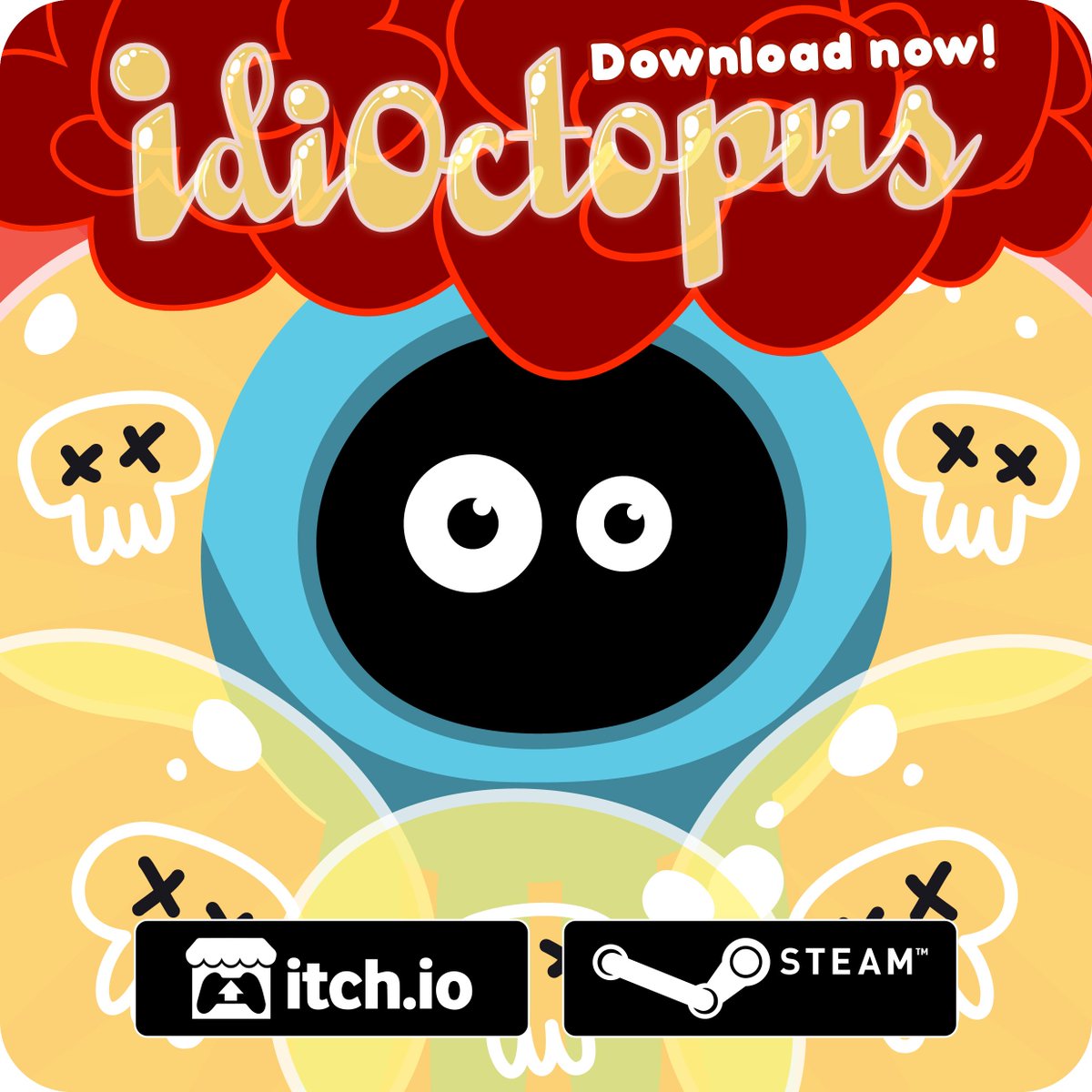 badgerhammer's tweet photo. https://t.co/BhIVEHciAU Idioctopus 60% spooky discount over #Halloween #Steamsale https://t.co/ZLVbO6zFtO