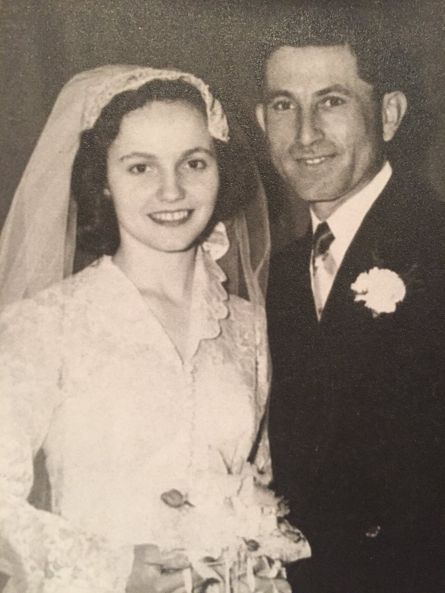 mar3west's tweet photo. Baba and zeida on their wedding day @UVicAnthro #anth485 https://t.co/PeXXSLoXCt