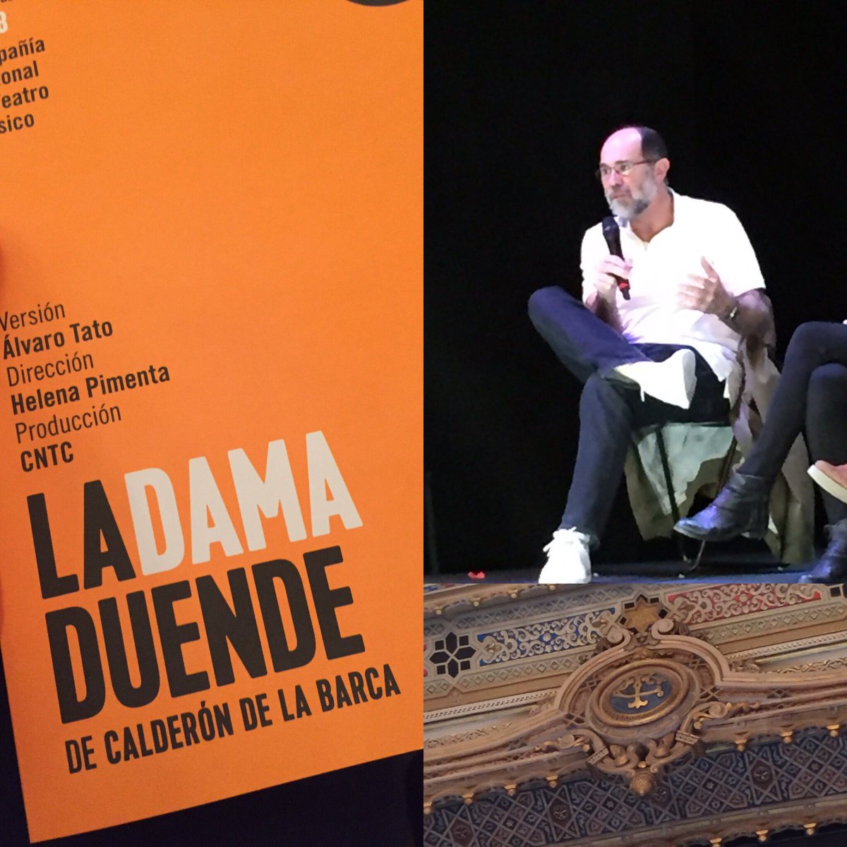 Joaquín Notario a <a href="/josecarvilla/">JOSE CARLOS VILLALOBOS L</a>: "he llegado a llorar de emoción al leer a los clásicos. Es la magia del teatro" #teatroufv