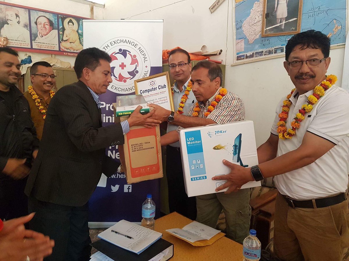 RajDiabetes's tweet photo. @HExNepal supporting Computer Club in 4 schools in villages of #Nepal https://t.co/gLRSlMLe5q