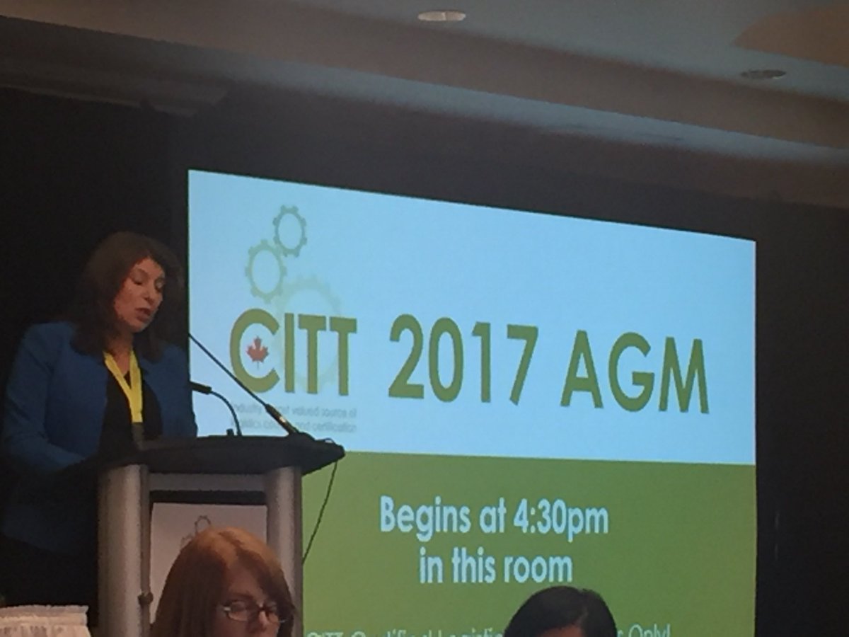 JacquieMeyers's tweet photo. Our new CITT CEO presenting the updated academic offerings to keep the CCLP as a leading designation in the supply chain. #CITT2017 https://t.co/oziMt6KiYq