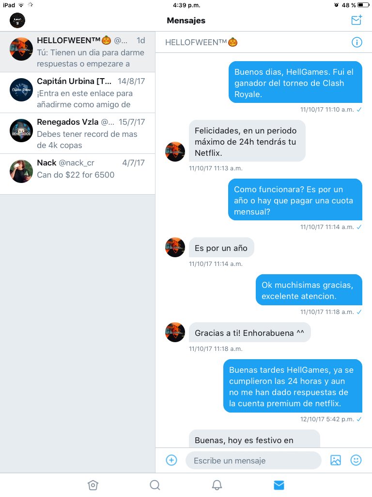 Kamp099's tweet photo. Fui estafado por @HellGamesTM, cambiaron la clave, les escribi por 6 dias y no recibi respuesta un RT y FAV son apreciados https://t.co/BFivSuJj3d