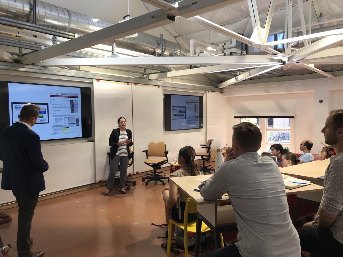 EmWagz's tweet photo. @lucierichter @sjmawer talking about medication administration safety @stanforddschool #designforhealth https://t.co/lNwySoJVNc
