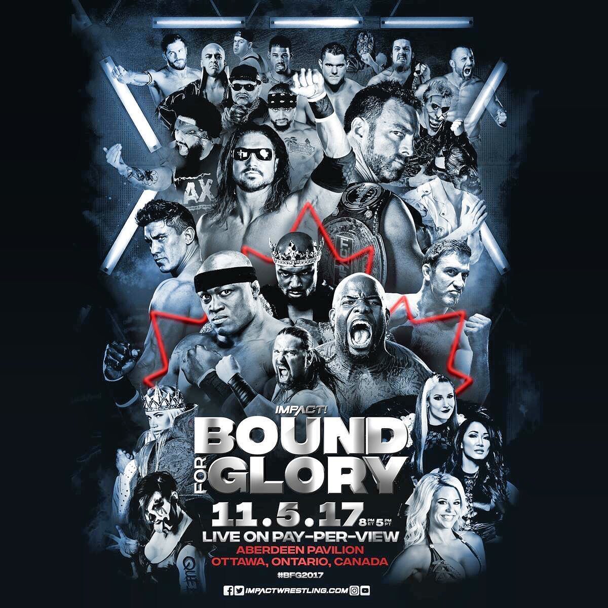 Montana_NYPR's tweet photo. Less than 2 weeks away from @IMPACTWRESTLING biggest show of the year. Catch it on #PPV Nov. 5th!
#LAX5150 #AmbassadorsOfViolence #BFG2017 https://t.co/oMODLVyWA1