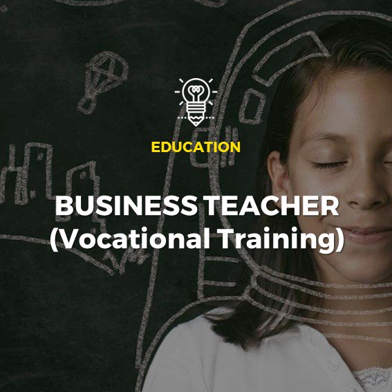 Oferta de empleo BUSINESS TEACHER (Vocational Training)) researcheng.es/career/busines…