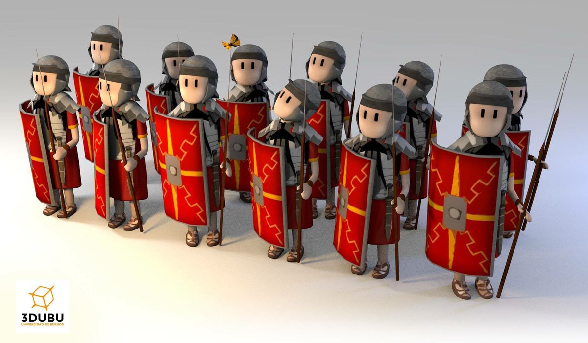 Nuestros soldados romanos impacientes por que alguien los anime para el siguiente Portal de Belén en Realidad Virtual de la <a href="/UBUEstudiantes/">Universidad Burgos</a>