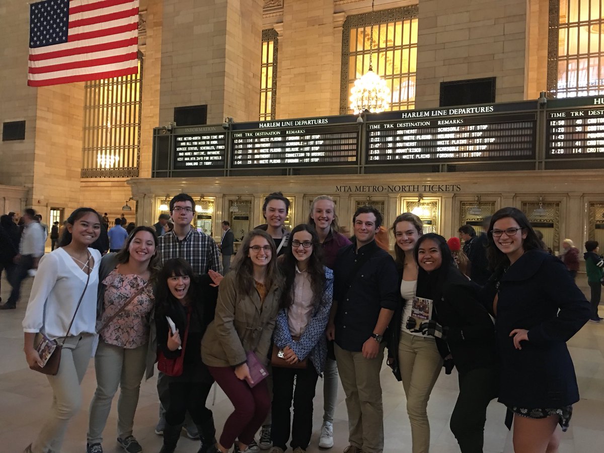 “Amazing and eye opening experience” in NYC for our @whsMUN1718 today! #WHSnow