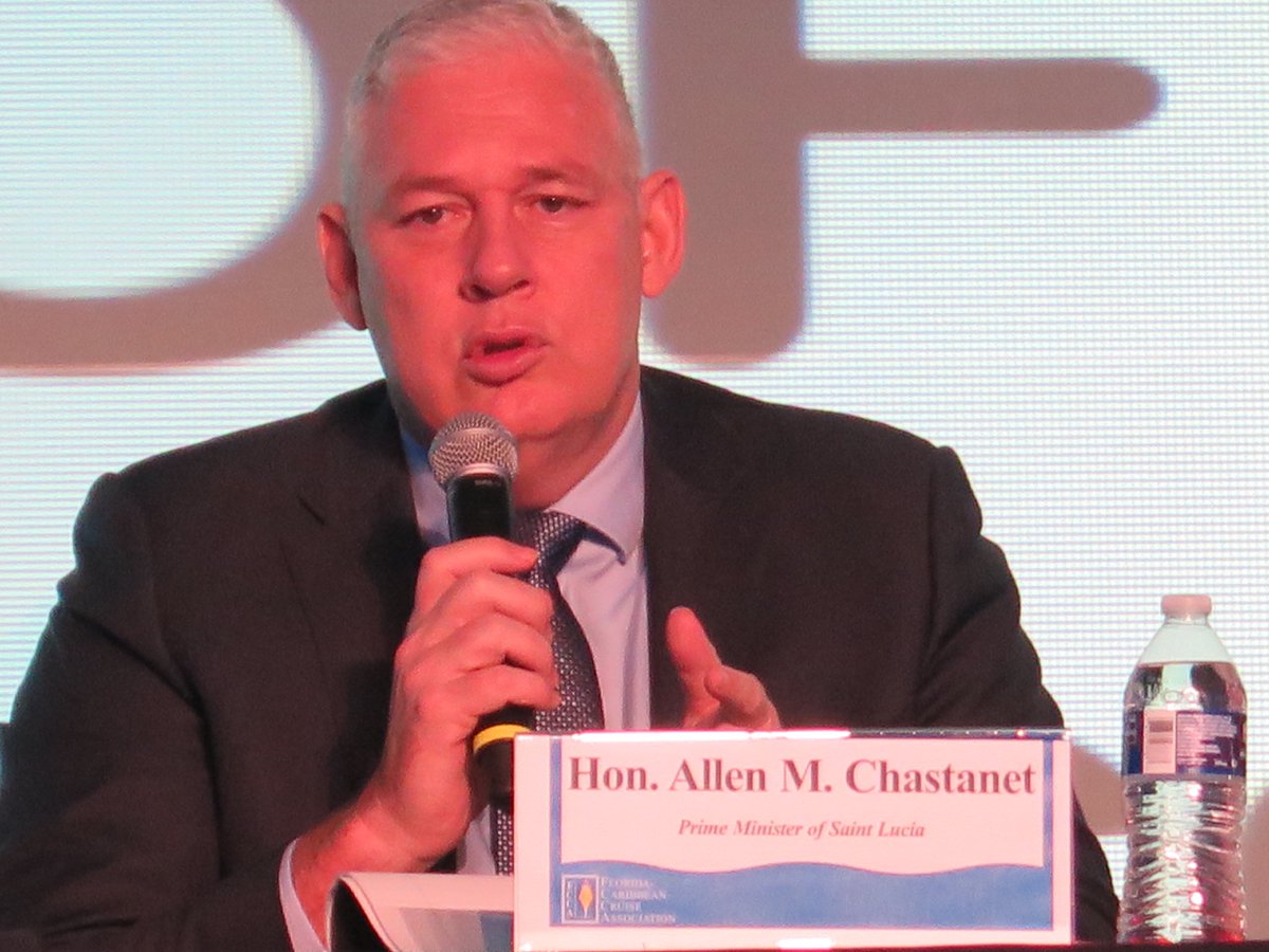 SeatradeInsider's tweet photo. Powerful best practices for crisis management panel at #2017FCCACruiseCon led by St Lucia Prime Minister @PMAllenChasnet https://t.co/bMImvmhcNu
