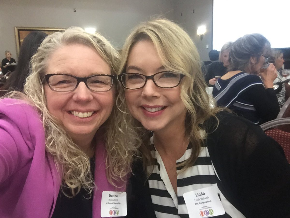 Attending #NWANEW event with my sister Linda.  vision of NEW- a workplace with no limits