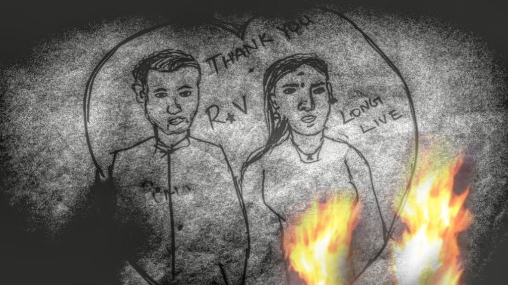 rahulselva5's tweet photo. Burning All of our Drawing at terrace. Thanks Love for everything 🙏🙏 #LastMsg https://t.co/EiXl8MSGuA