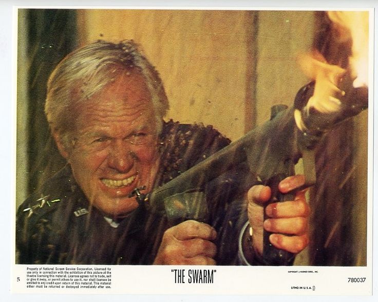 Nothing to see here...just Richard Widmark in The Swarm. #film #mood #feelings