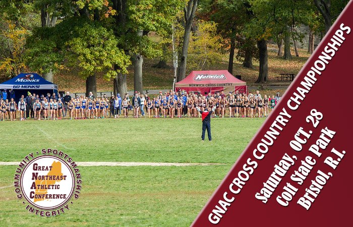 TheGNAC's tweet photo. #TheGNAC Cross Country Championships Set for Saturday in Bristol, RI: https://t.co/9RNgOe7lnn.

@SimmonsSharks, @NorwichCadets are the favs! https://t.co/KlzWZfgEfT