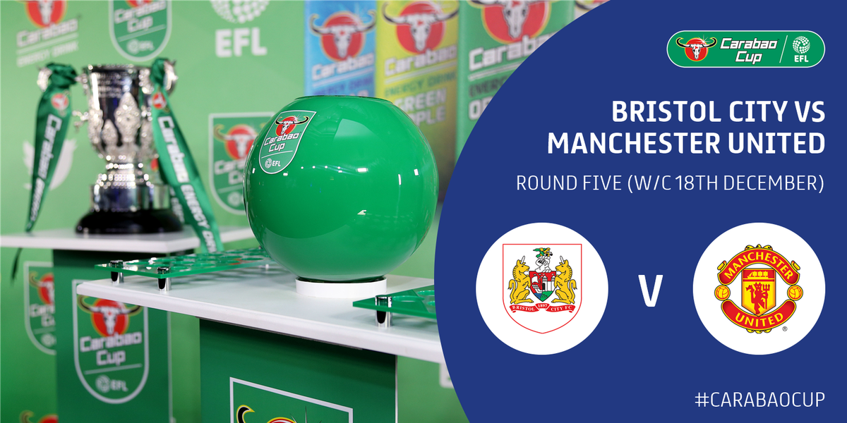 Carabao_Cup's tweet image. #CarabaoCup: Round Five draw 🏆

@bcfctweets v @ManUtd