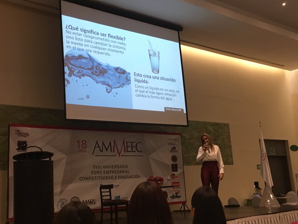 adelina_bar's tweet photo. En el #18aniversario de #ammeec en el foro empresarial, escuchando a @KarlaMawcinitt y el tema de sociedades líquidas https://t.co/ic3uFDG5Aq