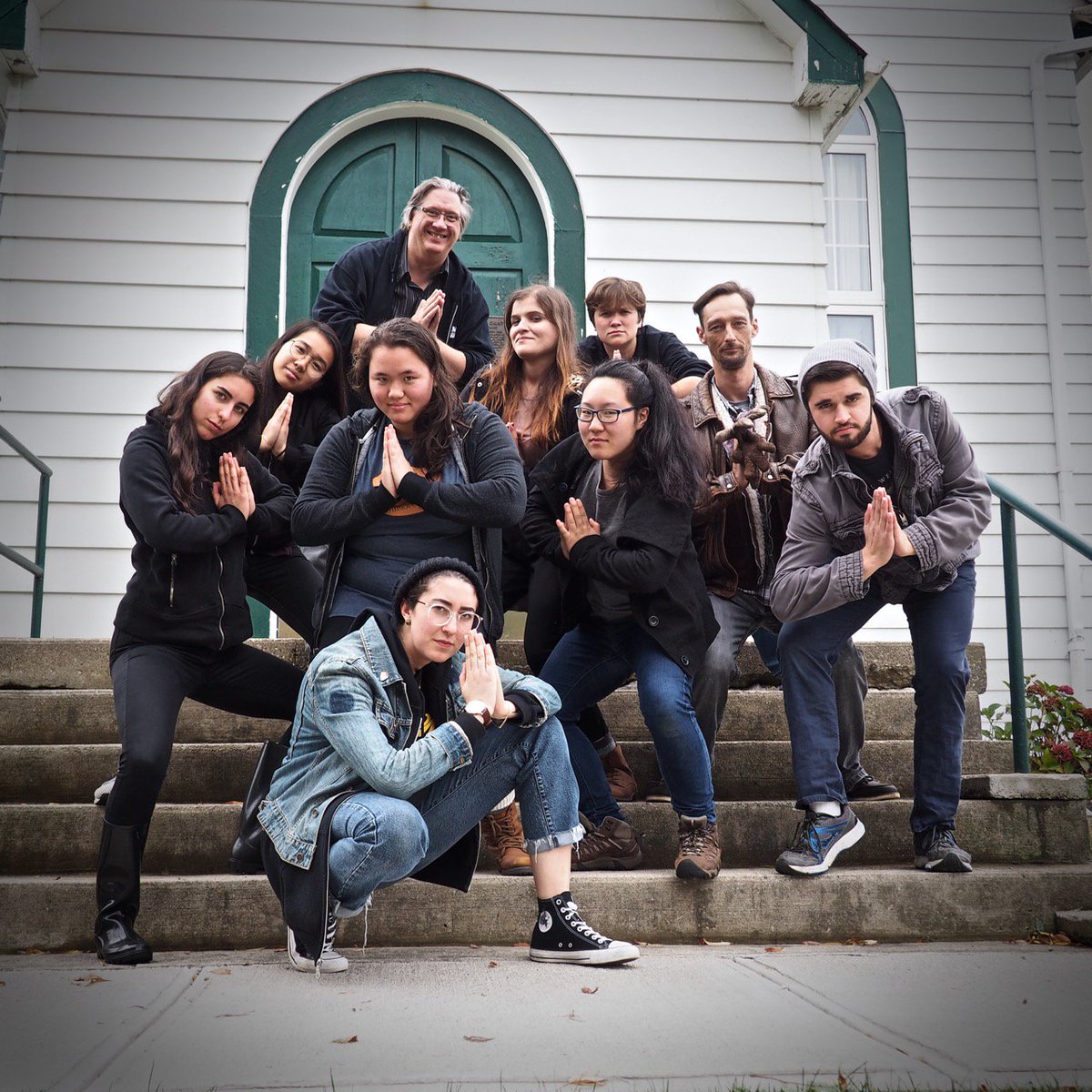 Winterbourne_18's tweet photo. Filming in a graveyard on Friday the 13th was spooky, and we definitely tried our best to not disturb the dead. #YoungRev #SpookCrew https://t.co/ZJzSyLeLLE