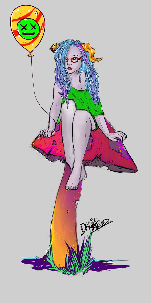 PSILONAUGHT's tweet photo. My darling~
#art #psychedelic #drugart #WUM #comic #digitalart #sketch https://t.co/efNFOQNdhG