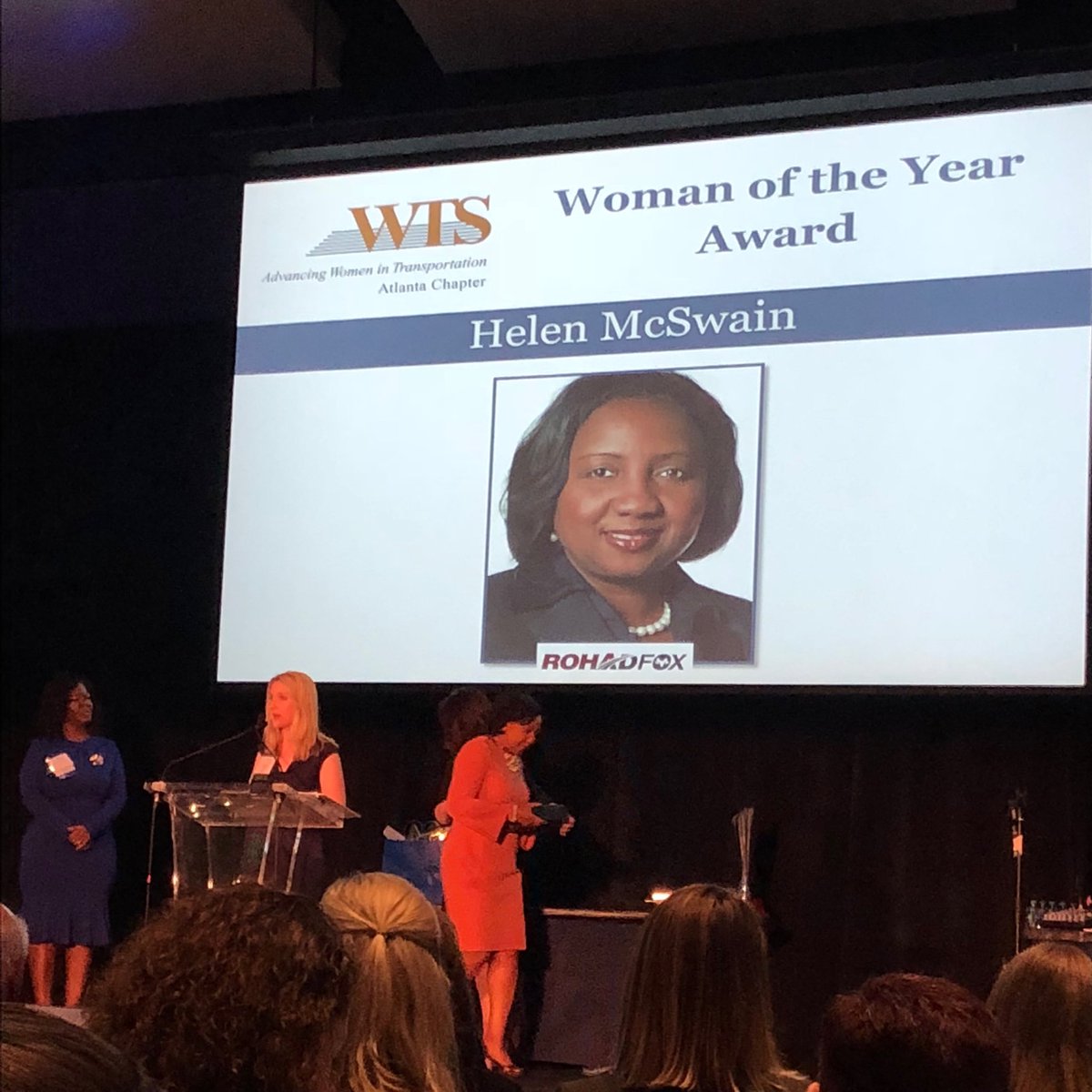RukiyaRises's tweet photo. Congrats to Helen McSwain! #wtsatlanta https://t.co/LPL3TIciQW