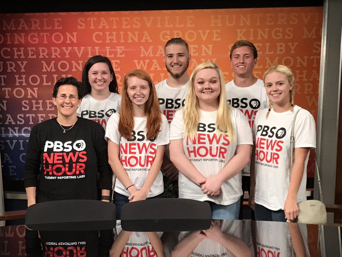 fhsjagtv's tweet photo. Great visit today at @wtvi charlotte with Forestview's PBS SRL team #iamsrl https://t.co/MnR1U6RsUd