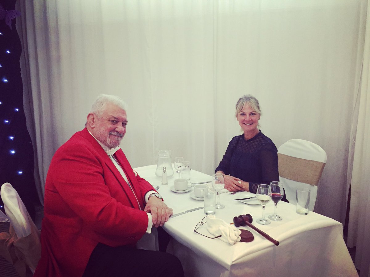 It’s not often I get my own table at the wedding breakfast! #masterofceremonies #weddingbreakfast