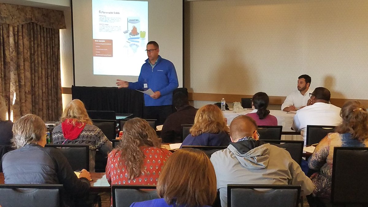 ilcswma's tweet photo. Thanks for @HeritageEnviro for sponsoring the #ILCSWMA Annual Conference and speaking about HHW collections https://t.co/UydPDkuVQE