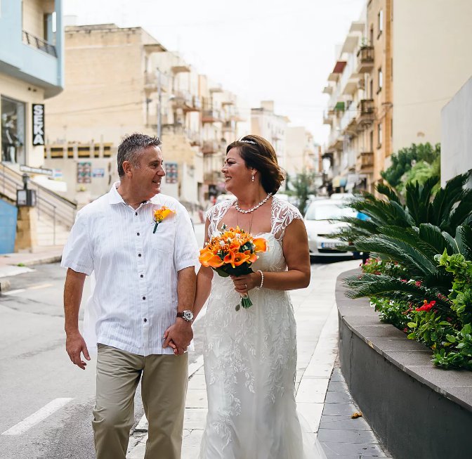 Just had these photos sent from a bride I had the privilege of making her flowers for earlier this month. She married in Malta 🌺