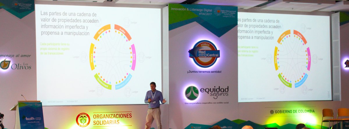 fecolfin's tweet photo. Fecolfín se sumo al #BlockchainChallenge en el #TIAC2017 nos acompaño Andres Rojas de IBM con #Blockchain y la revolución de los negocios https://t.co/bfoJR544vz