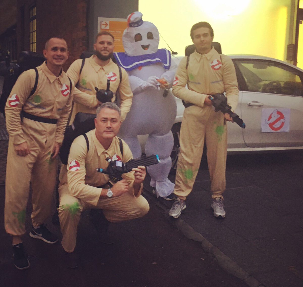 BW_C3's tweet photo. @Tulleys_Shock on our way. We aint ‘fraid of no ghosts #WeDareYou https://t.co/PVqVkG3lp5
