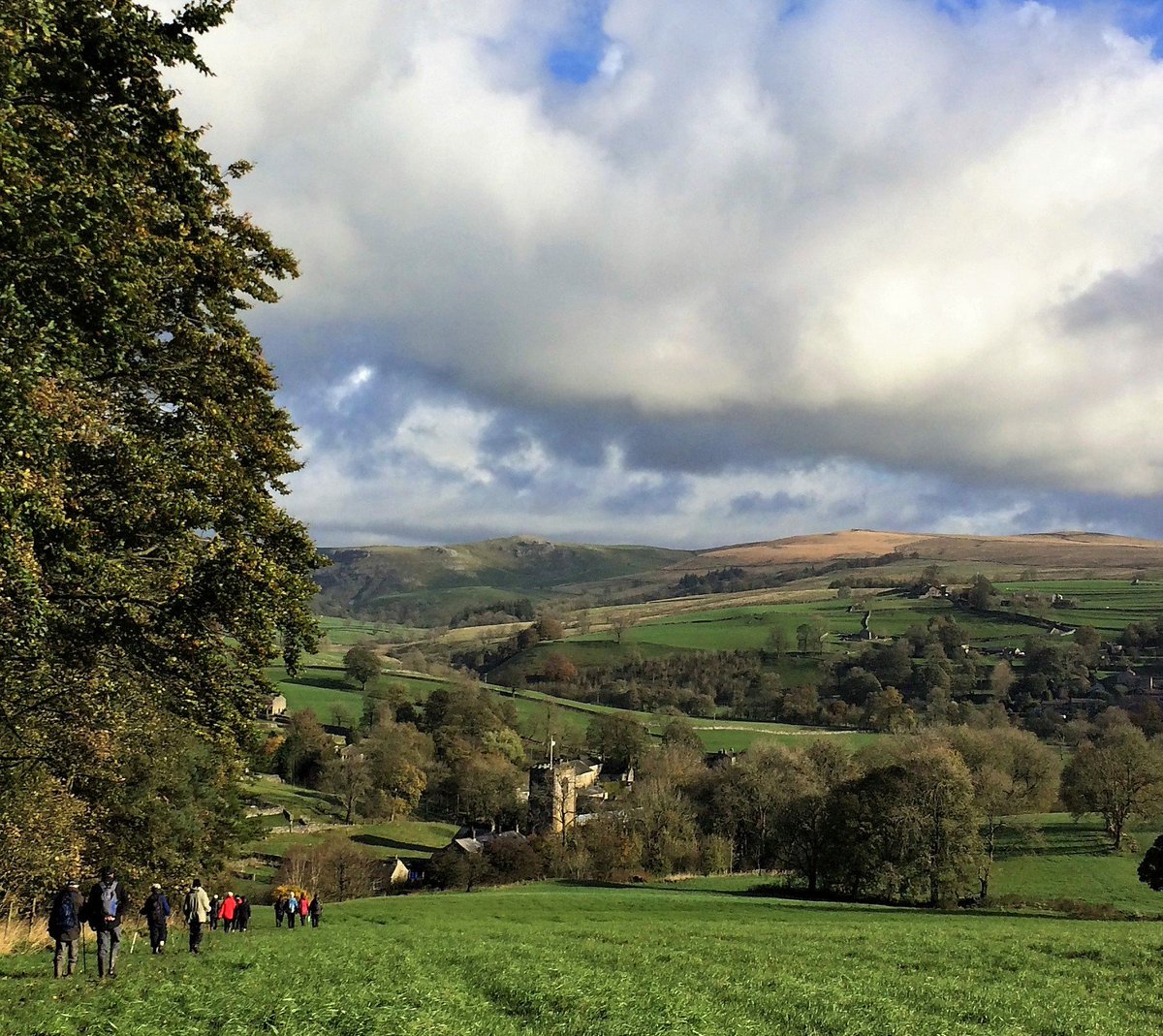 IreneSandraD's tweet photo. @WalkInYorkshire #Airton #KirkbyMalham @IlkleyU3A - No rain although wet underfoot but walks don't get much better than this! https://t.co/sNq9PmDTMm