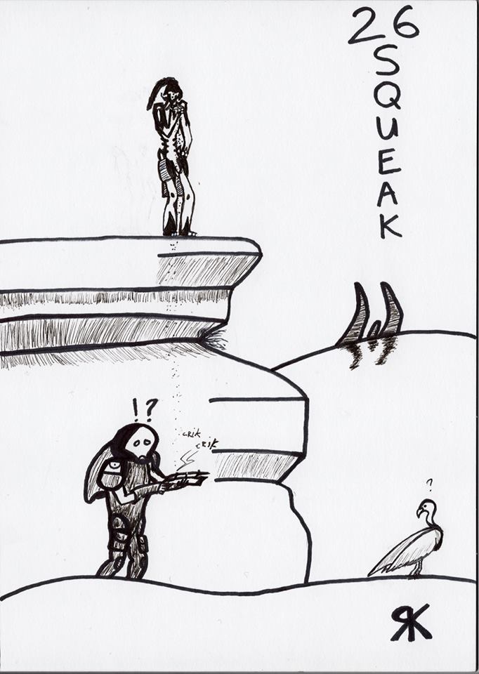 Nicolas_Bordier's tweet photo. Day 26 - Squeak #Warframe #warframeinktober #Inaros #inktober #inktober2017 #sandbae #tired #willdobetternexttime https://t.co/YjDX3o5d3h