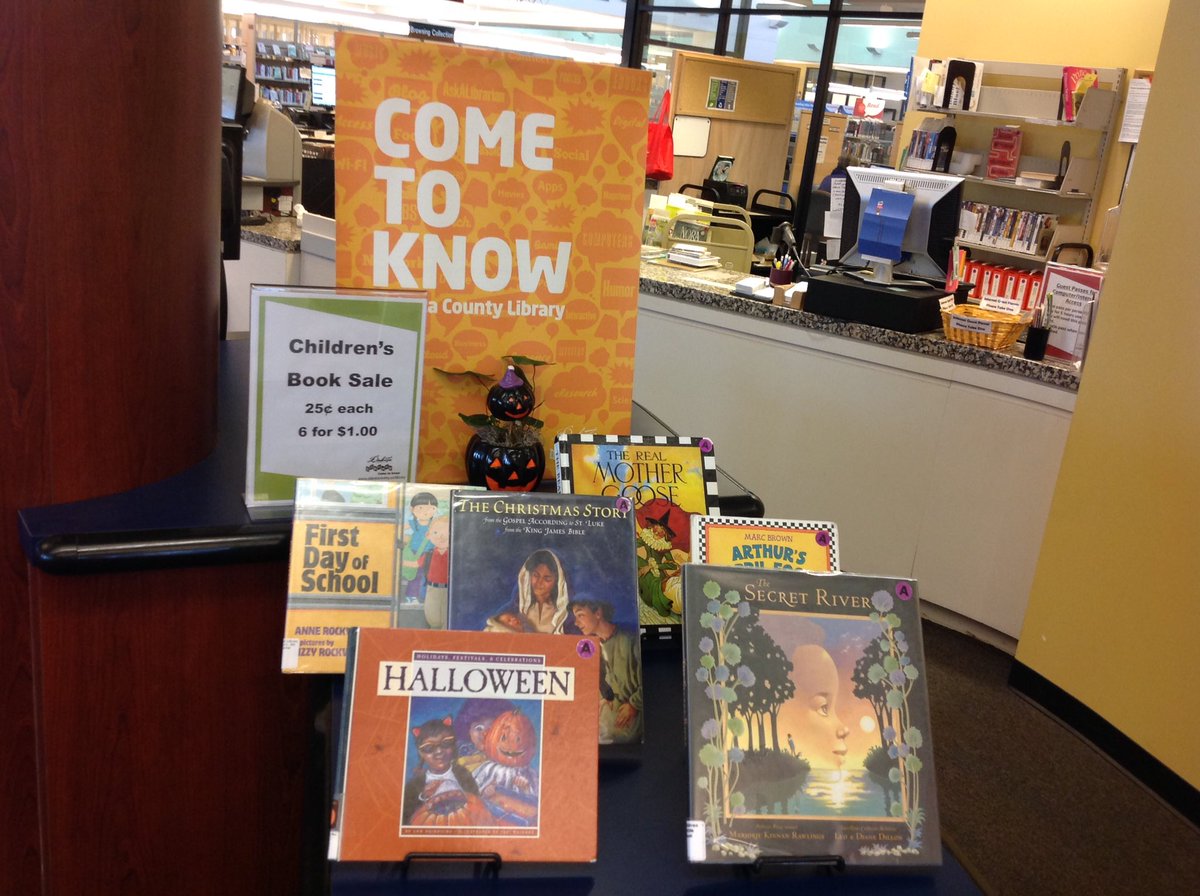 dakotalib's tweet photo. A Flash Sale on Children's books (Teen, Young Adult, Juv or Children 's books, hardcover and paperback) is happening now at #GalaxieLibrary in Apple Valley! 6 for $1 or 25 cents each. Audio visual items not included. #LiteraryGifts #StockingStuffers https://t.co/FWSJE7zQuD