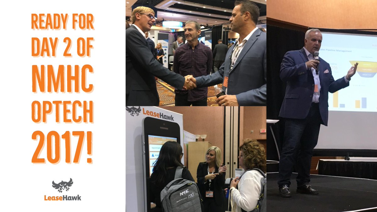 Fenix_AI_'s tweet photo. Day 2 of NMHC OPTECH 2017 has kicked off! Stop by the LeaseHawk bird's nest, booth 235. #NMHCOpTech #OpTech2017 https://t.co/cUjepSAhku