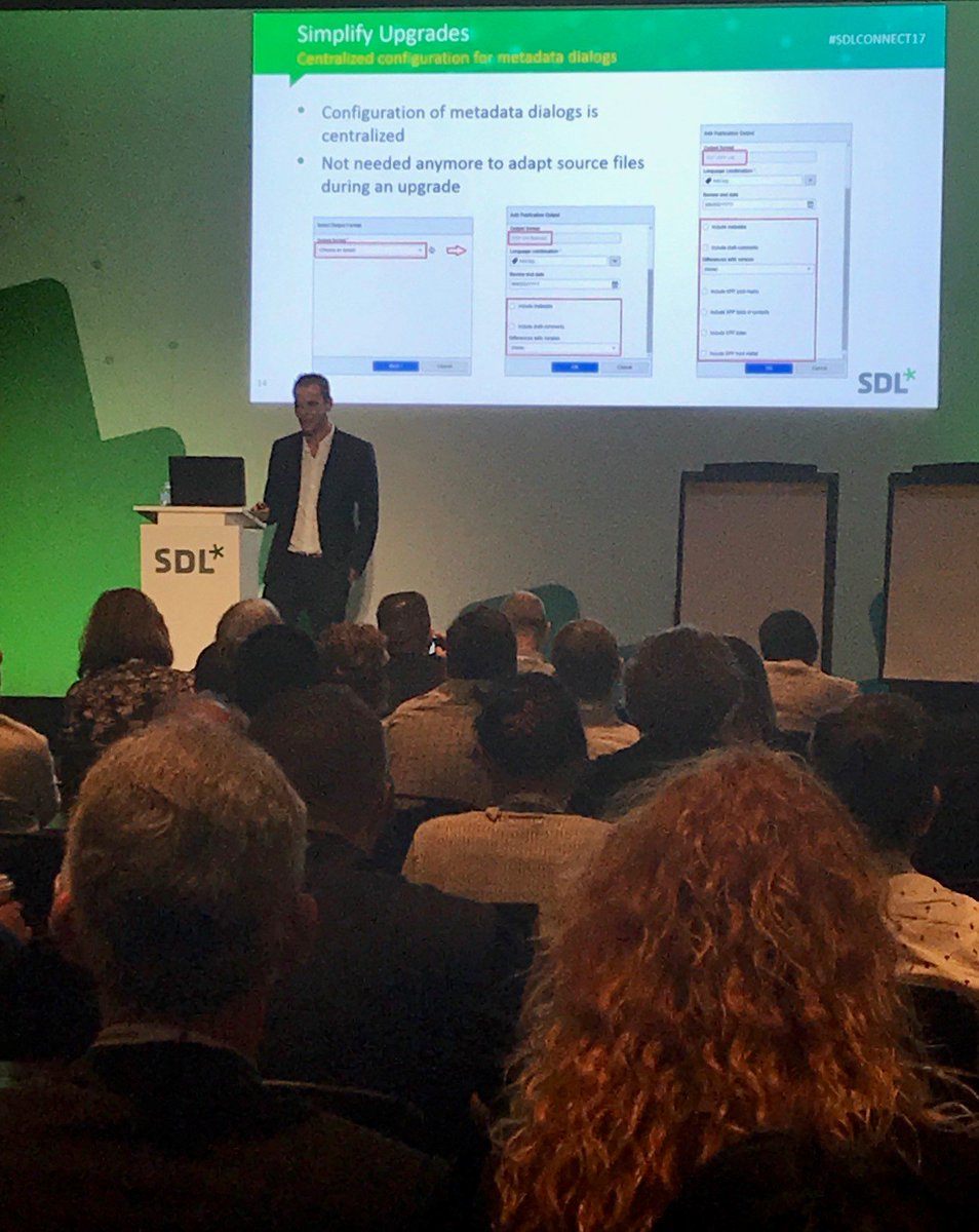 RWSGroup's tweet image. .@FrankClosset is providing an overview of new capabilities for Tridion Docs 13 that is to be released in Nov. #SDLTridionDX #SDLConnect17