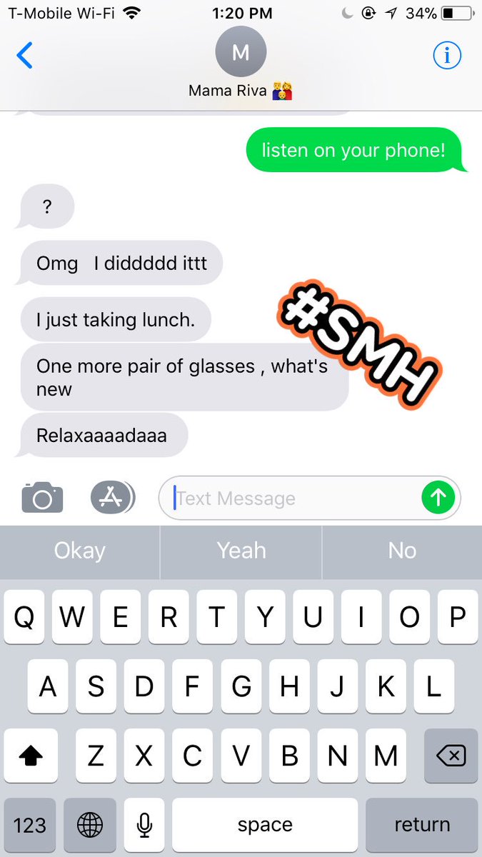 HME_WCVF's tweet photo. When I talk about how I snap my glasses in half 😅 https://t.co/2xocrUJ2KB