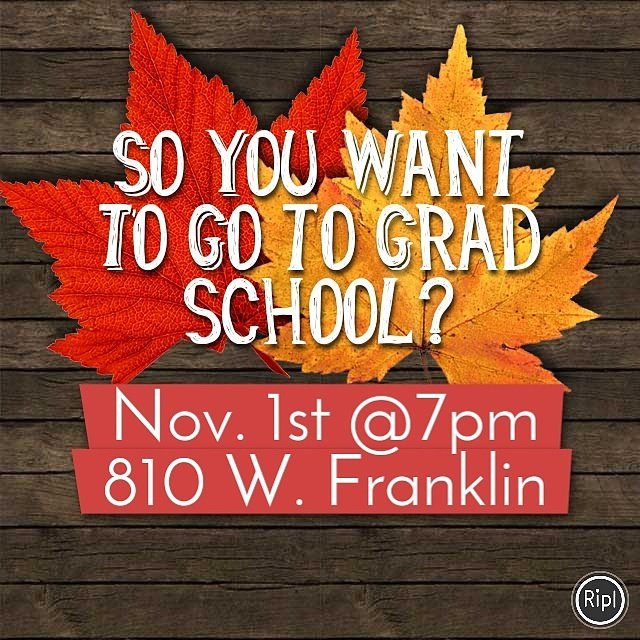 PSI CHI is offering our annual Grad school talk ft. VCU professors and Grad school students. Bring a friend, this event is open to EVERYONE!