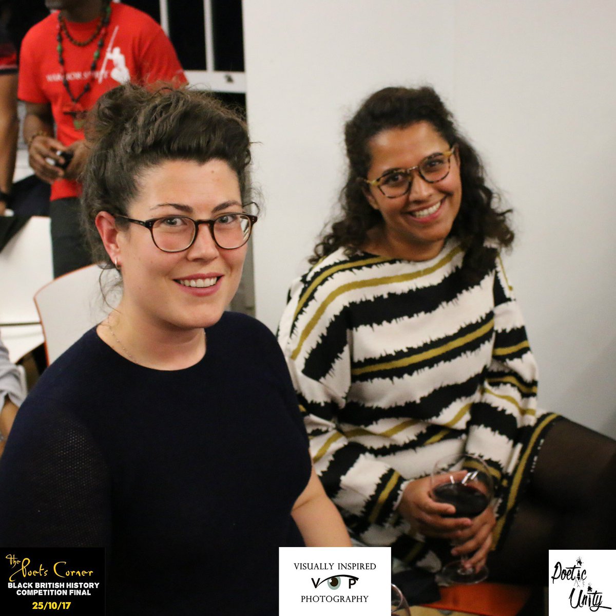 Poetic_Unity's tweet photo. Friends enjoying the poetry last night 📸@V_I_Photos #BlackHistoryMonth #CompetitionFinal https://t.co/qQbgvVd0nu