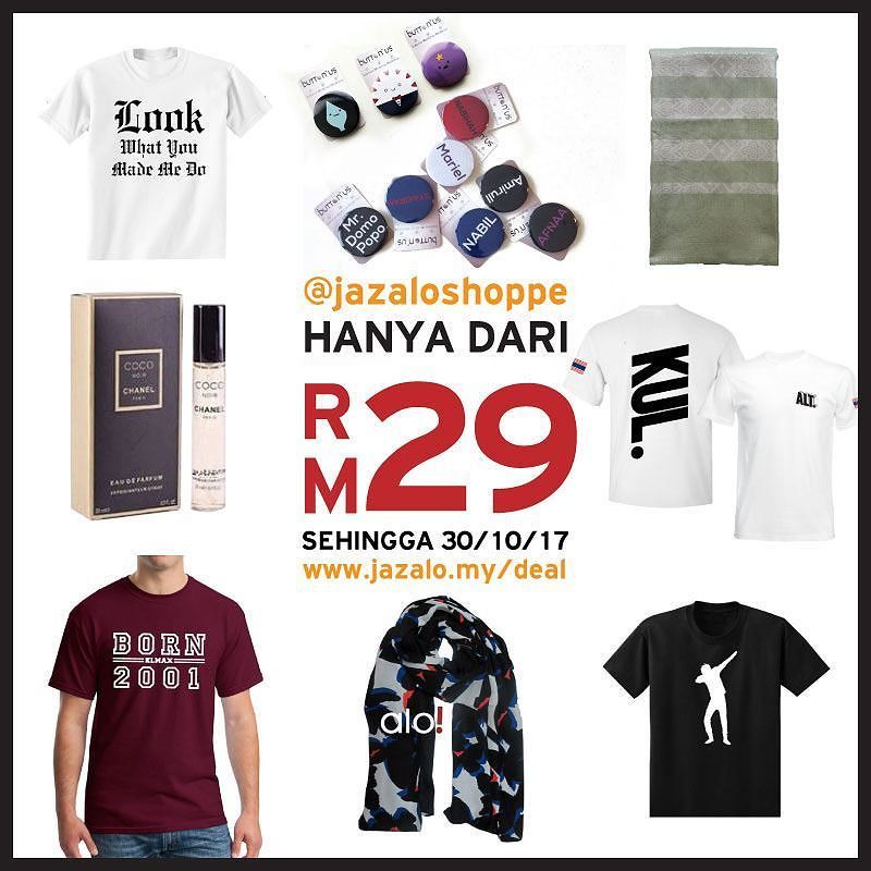 jazaloshoppe's tweet photo. #JAZALODEAL

Promosi RM29.00 sehingga 30/10/17!

Shop Online:
https://t.co/9Vz9qczyET

Shop via Messenger:
… https://t.co/Kowyr3pk8z https://t.co/CfGPBkWJLD