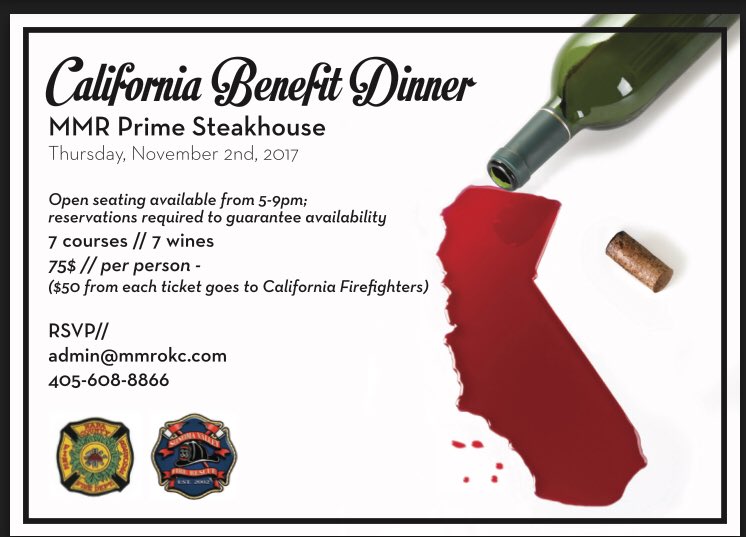 Next week join us for a special night at the MMR Steakhouse.