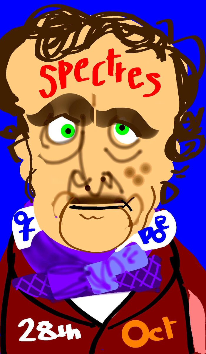 AWAPrd's tweet photo. Thank you Peter Fry for you wonderful artwork celebrating #SpectresOfPoe! We love it!
#SpectresOfPoe 28 Oct at @Openealing
#ActorsLife #Art https://t.co/WhPFvuT66h