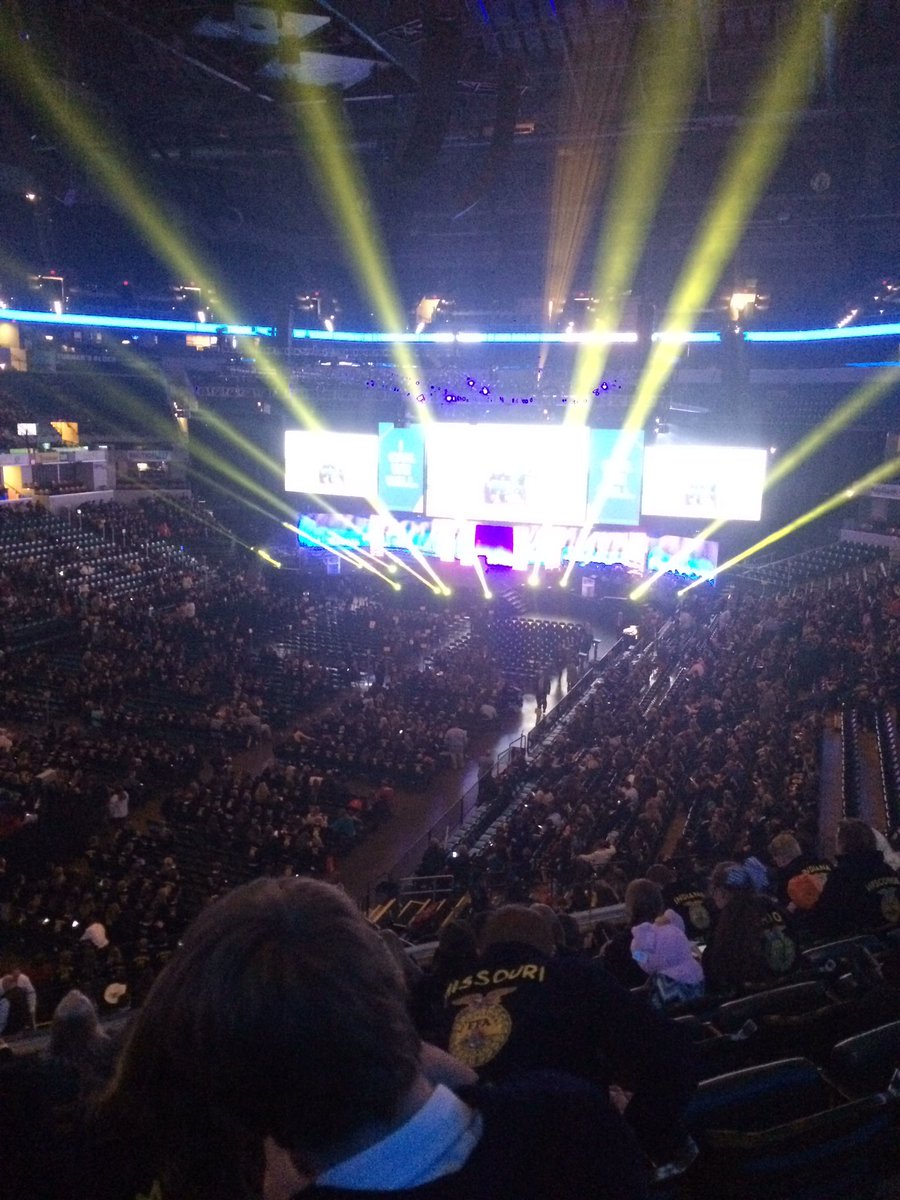 kylemab's tweet photo. Getting ready for general session 2! @UnionHighCats https://t.co/AIOTUV8xwB