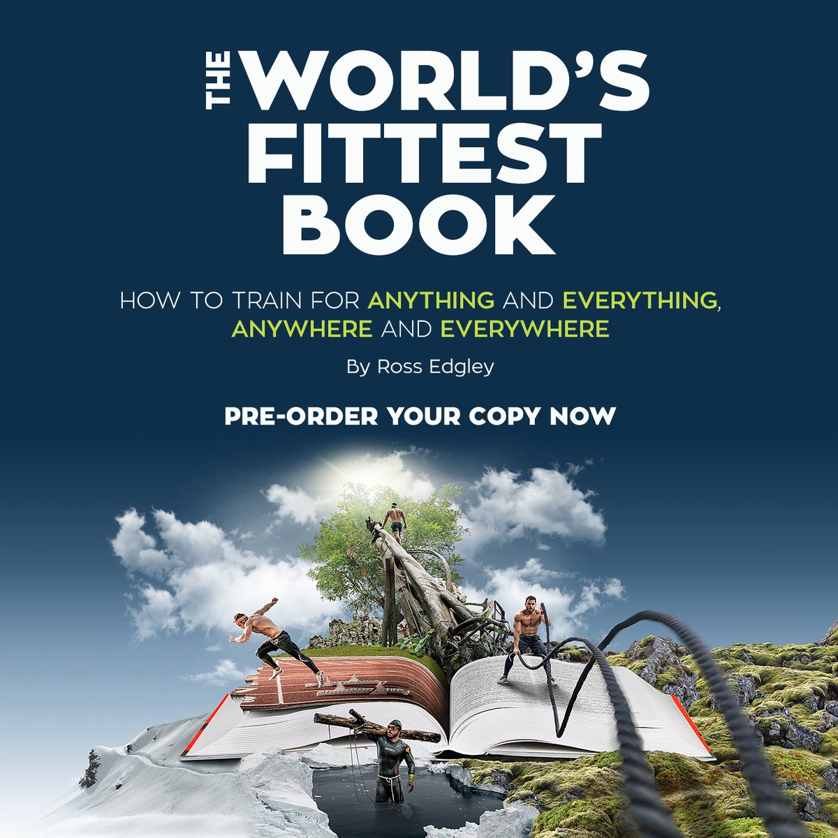SO excited to announce...
After 10 YEARS...
You can NOW Pre-Order your copy of my BOOK: "The World's Fittest Book" amzn.to/2xAQqgE