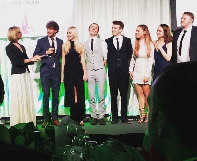 bottleandthyme's tweet photo. So happy to have won best newcomer and best customer service last night! Thank you to our amazing team and lovely customers 💛🍾 #cfda2017 https://t.co/Z3SvFPf2l7