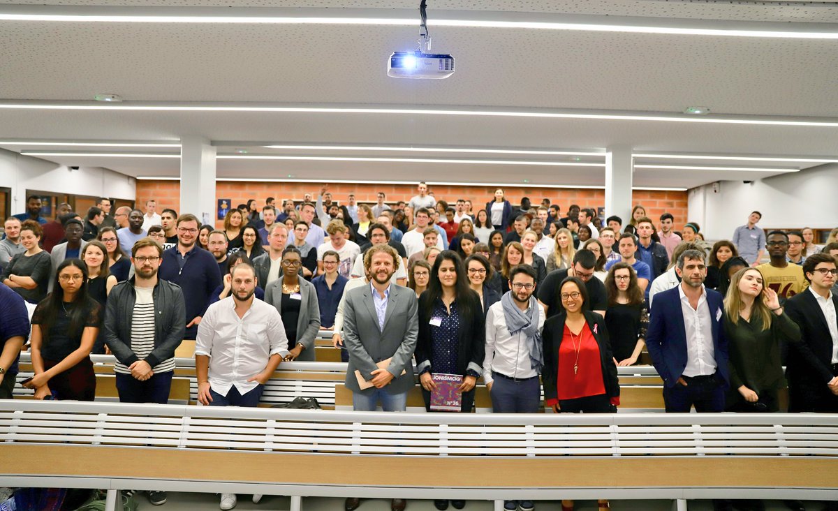 DavidLayani's tweet photo. Merci aux étudiants de l’école @IONISSTM pour leur accueil et le dialogue enrichissant autour de l’entreprise et du management #ConfIonisSTM https://t.co/V6Ev5uTHp9