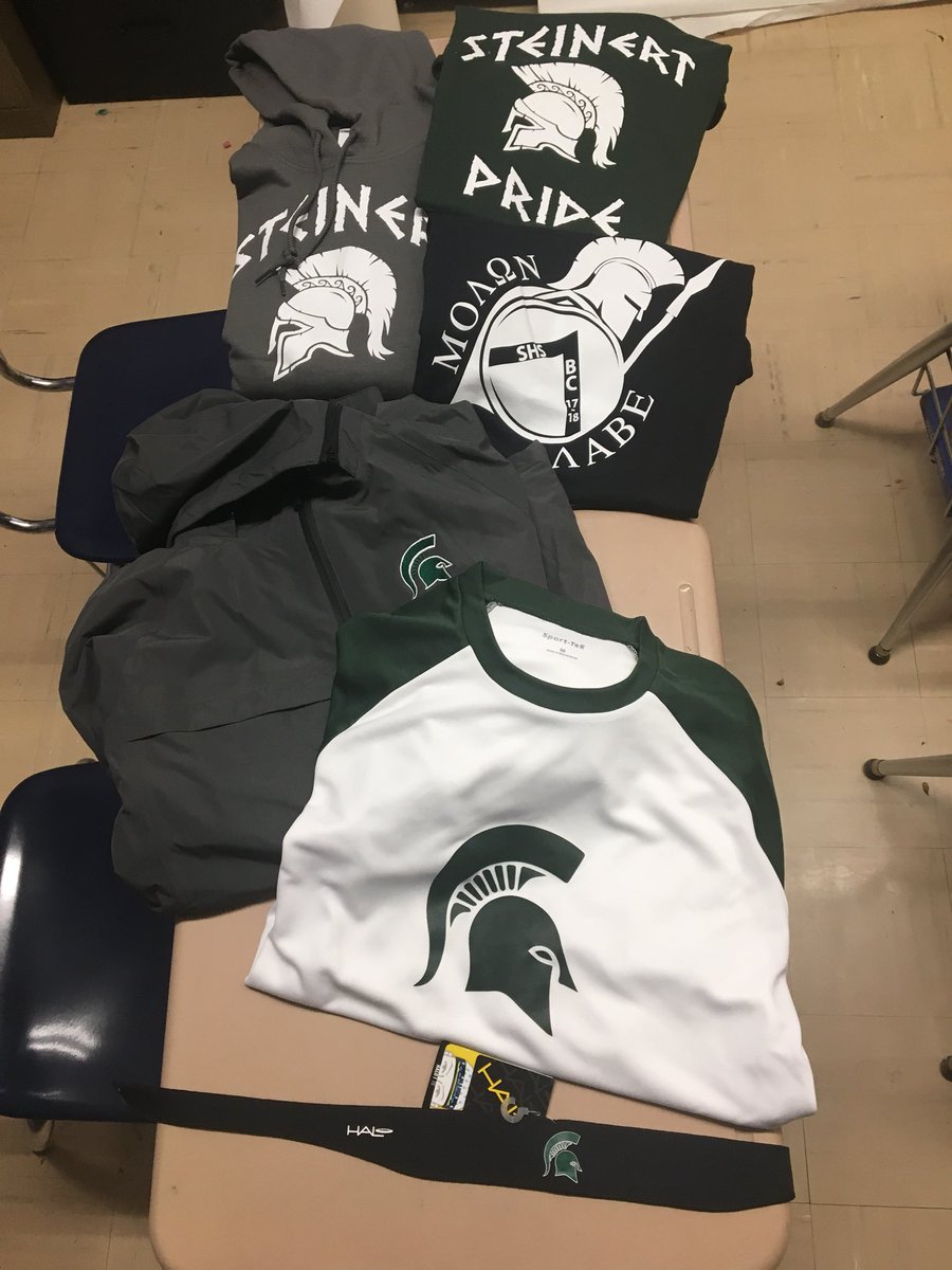 Looking for SHS merchandise? Talk to Mrs. Caruso in B103 to see if she has your size! #SteinertPRIDE