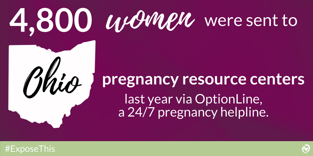 ohiolife's tweet photo. Ohio pregnancy resource centers continue to give women much needed help for free. RT to raise awareness of their great work! #ExposeThis https://t.co/jEwr5v7hJB