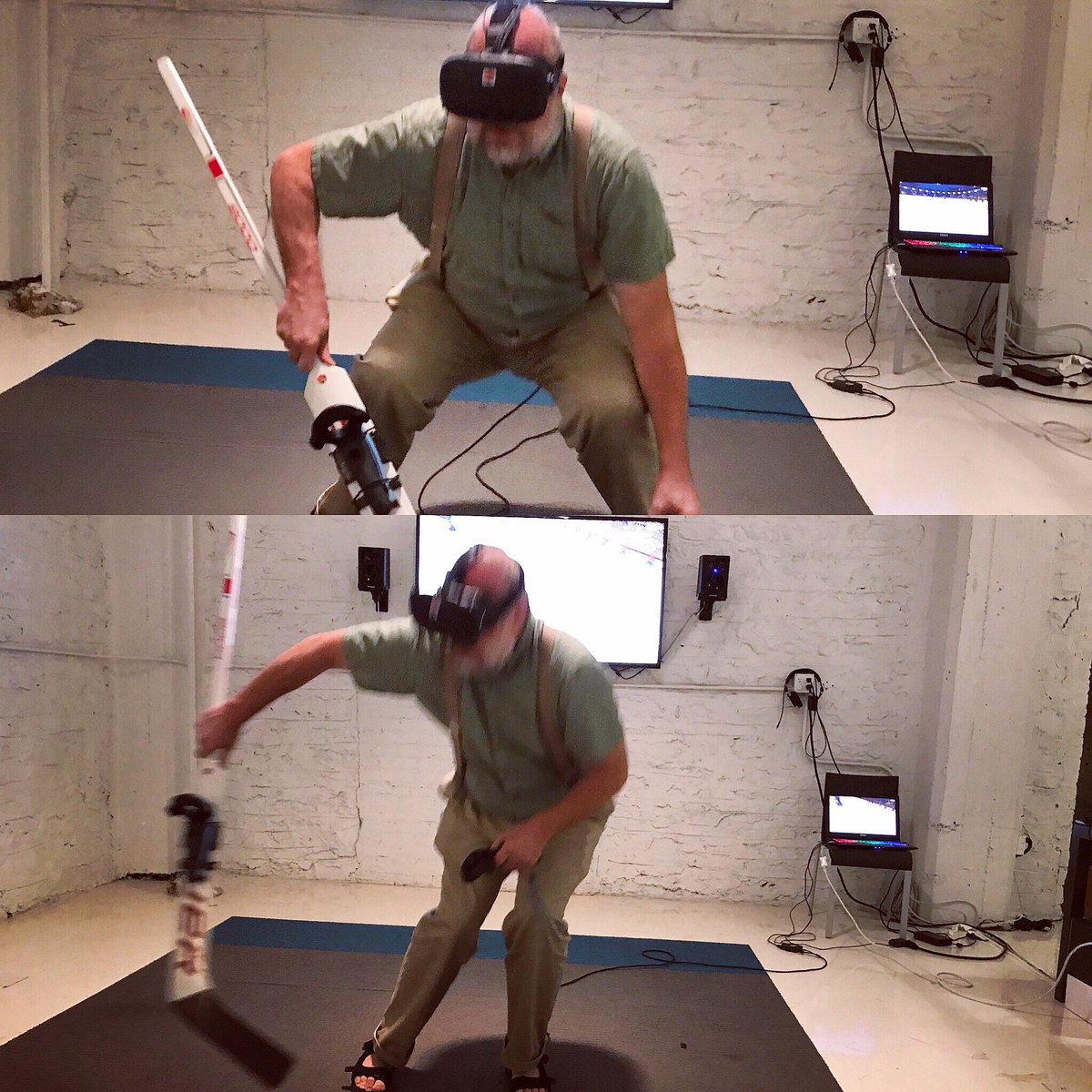 visualisgood's tweet photo. We had a hoot presenting WellnessVR & HockeyVR at #MNVR last night, thanks @zach_wendt @space150 and friends! https://t.co/oHb5OQhbBm