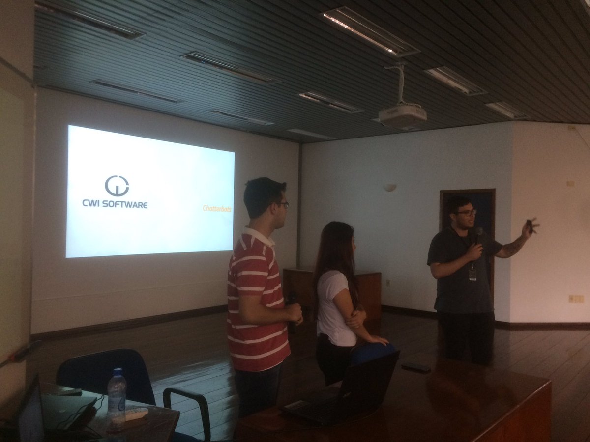 diracijunior's tweet photo. #Chatbot #CrescerCWI no #CWITechTalks @cwisoftware https://t.co/SVD7v74emH